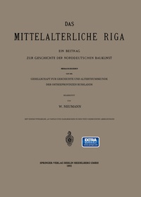 Enlarge image Cover: Das Mittelalterliche Riga - Springer