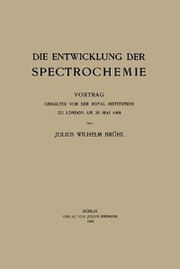 Abbildung von: Die Entwicklung der Spectrochemie - Springer