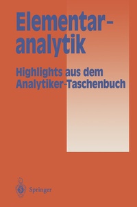 Abbildung von: Elementaranalytik - Springer