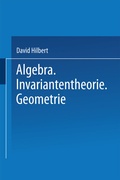 Cover: Algebra &middot; Invariantentheorie &middot; Geometrie - Springer