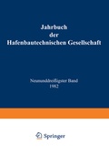 Cover: Jahrbuch der Hafenbautechnischen Gesellschaft - Springer