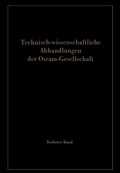 Cover: Technisch-wissenschaftliche Abhandlungen der Osram-Gesellschaft - Springer