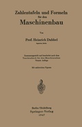 Cover: Zahlentafeln und Formeln f&uuml;r den Maschinenbau - Springer