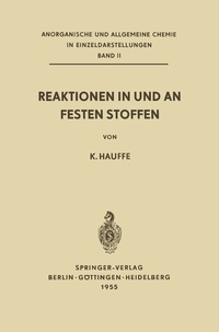 Abbildung von: Reaktionen in und an Festen Stoffen - Springer
