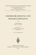 Cover: Chemische Bindung und Molek&uuml;lstruktur - Springer