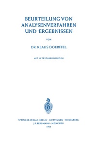 Abbildung von: Beurteilung von Analysenverfahren und -Ergebnissen - Springer