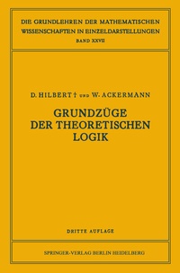 Abbildung von: Grundzüge der Theoretischen Logik - Springer