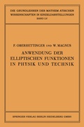 Cover: Anwendung der Elliptischen Funktionen in Physik und Technik - Springer