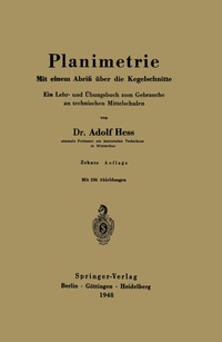 Abbildung von: Planimetrie - Springer