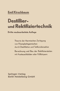 Abbildung von: Destillier- und Rektifiziertechnik - Springer