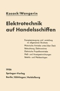 Cover: Elektrotechnik auf Handelsschiffen - Springer