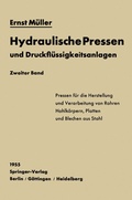 Cover: Hydraulische Pressen und Druckfl&uuml;ssigkeitsanlagen - Springer