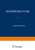 Cover: Technische Statik - Springer