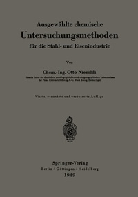 Abbildung von: Ausgewählte chemische Untersuchungsmethoden für die Stahl- und Eisenindustrie - Springer