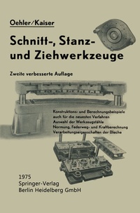 Abbildung von: Schnitt-, Stanz- und ?iehwerkzeuge - Springer