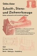 Cover: Schnitt~, Stanz~ und Ziehwerkzeuge - Springer