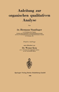 Abbildung von: Anleitung zur organischen qualitativen Analyse - Springer