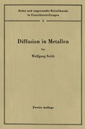 Cover: Diffusion in Metallen - Springer