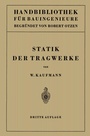 Cover: Statik der Tragwerke - Springer