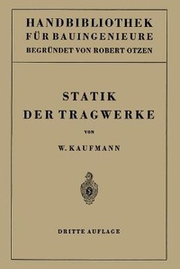 Enlarge image Cover: Statik der Tragwerke - Springer