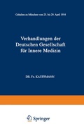 Cover: 60. Kongre&szlig; - J.F. Bergmann-Verlag