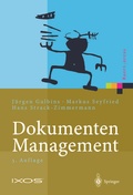Cover: Dokumenten-Management - Springer