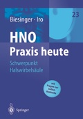 Cover: Schwerpunkt Halswirbels&auml;ule - Springer