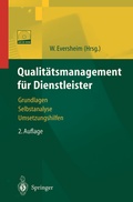 Cover: Qualit&auml;tsmanagement f&uuml;r Dienstleister - Springer