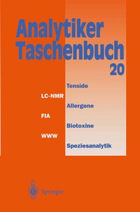 Abbildung von: Analytiker-Taschenbuch - Springer