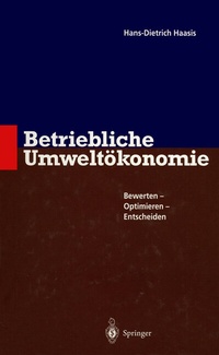 Abbildung von: Betriebliche Umweltökonomie - Springer
