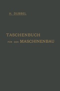 Cover: Taschenbuch f&uuml;r den Maschinenbau - Springer