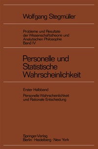 Abbildung von: Personelle und Statistische Wahrscheinlichkeit - Springer