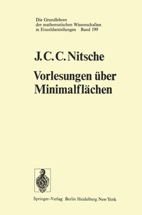 Abbildung von: Vorlesungen über Minimalflächen - Springer