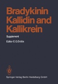 Cover: Bradykinin, Kallidin and Kallikrein - Springer