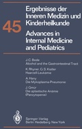 Cover: Ergebnisse der Inneren Medizin und Kinderheilkunde / Advances in Internal Medicine and Pediatrics - Springer