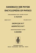 Cover: Geophysik III / Geophysics III - Springer