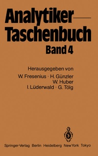 Abbildung von: Analytiker-Taschenbuch - Springer