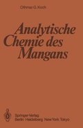 Cover: Analytische Chemie des Mangans - Springer