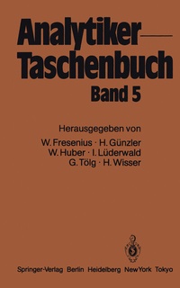 Abbildung von: Analytiker-Taschenbuch - Springer