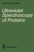 Cover: Ultraviolet Spectroscopy of Proteins - Springer