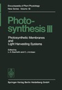 Cover: Photosynthesis III - Springer