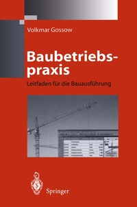 Abbildung von: Baubetriebspraxis - Springer