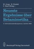 Cover: Neueste Ergebnisse &uuml;ber Betamimetika - Steinkopff