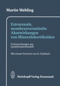 Cover: Extrarenale, membranvermittelte Akutwirkungen von Mineralokortikoiden - Steinkopff