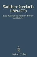 Cover: Walther Gerlach (1889-1979) - Springer