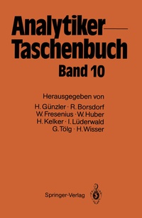 Abbildung von: Analytiker-Taschenbuch - Springer