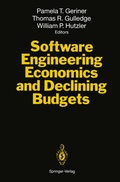 Cover: Software Engineering Economics and Declining Budgets - Springer