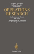 Cover: Operations Research - Springer