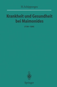 Abbildung von: Krankheit und Gesundheit bei Maimonides - Springer
