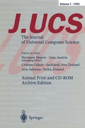 Cover: J.UCS The Journal of Universal Computer Science - Springer